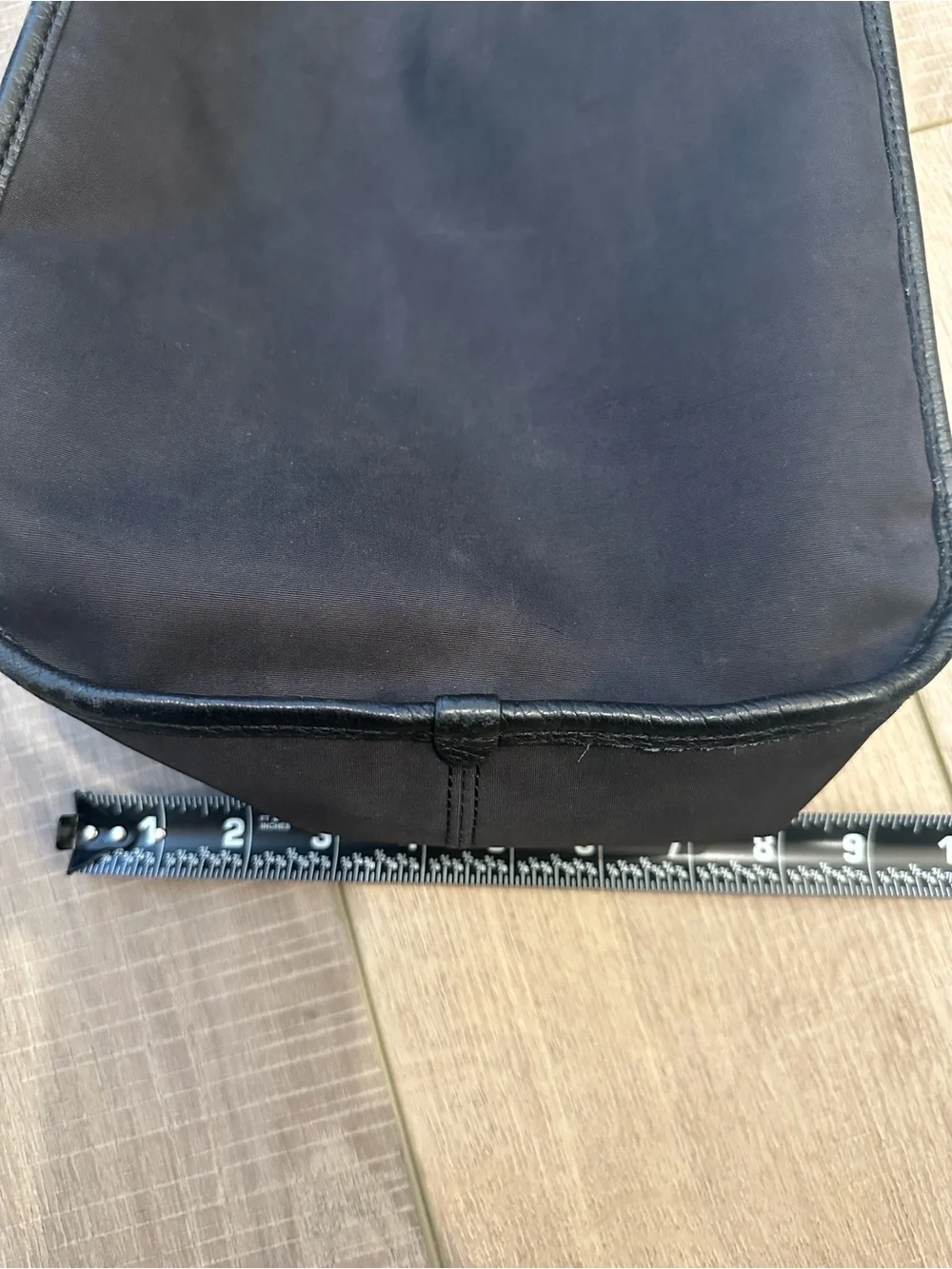 lululemon athletica Now and Always Black Shoulder Tote with Pebble Leather Trim